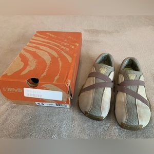 Teva Shay W’s Mesh Leather 6115 Hike Shoes - Size 8.5 - Praline - VGC